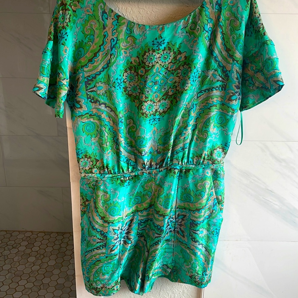 Silk J Crew Romper